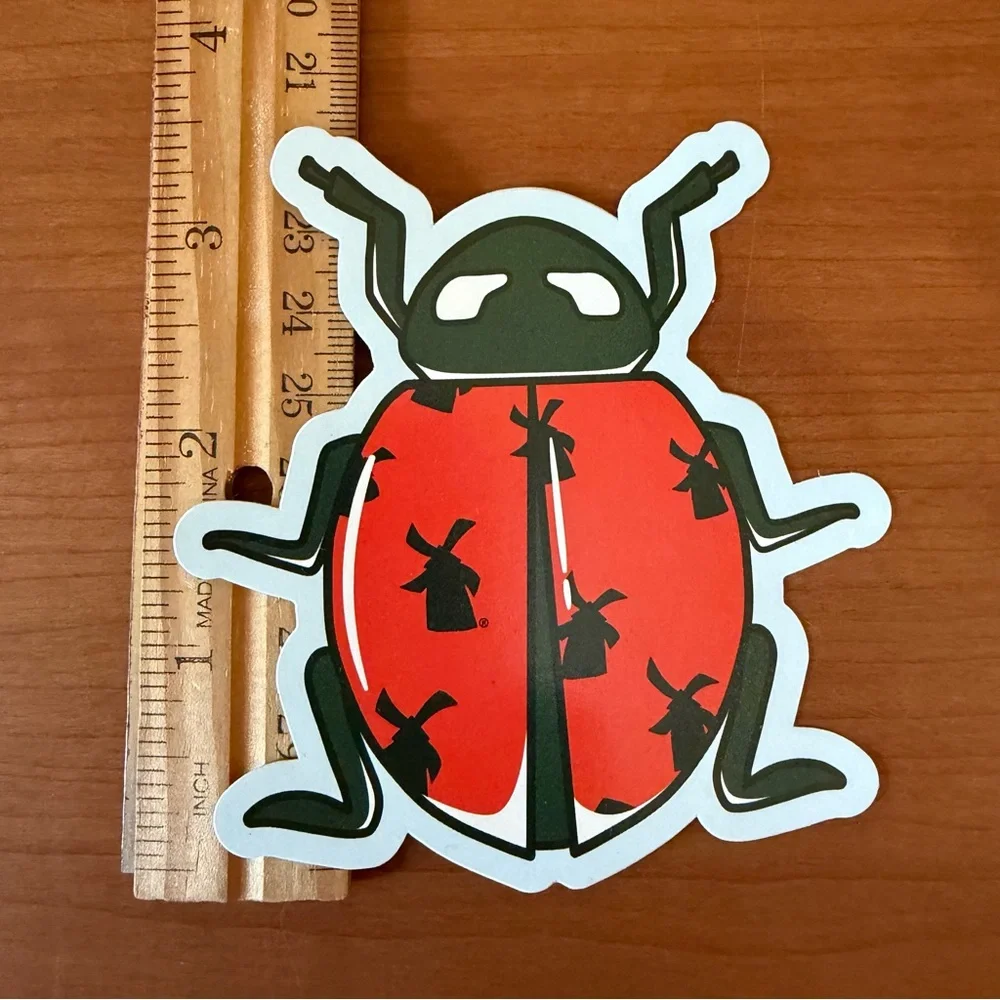 Dutch Bros Ladybug Sticker - Picture 4 of 6